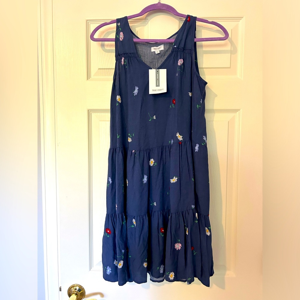 True Craft blue floral dress